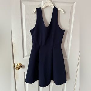 Navy blue sundress